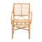 Bali & Pari Seminyak Modern Bohemian Natural Rattan Lounge Chair 235-13344-ZORO - alternate 3